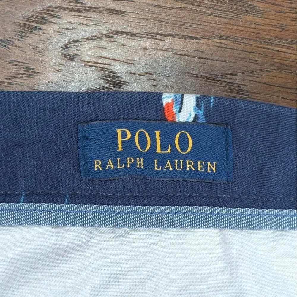Polo Ralph Lauren Mens 32 Nautical Sailboat Water Ski Shorts Blue Classic Fit 6